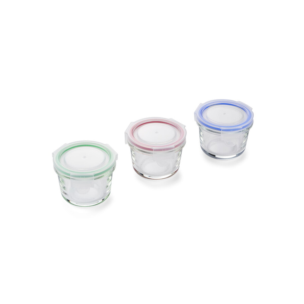 Zestaw słoiczków szklanych PESTO 3 x 120 ml - przezroczyste 16529