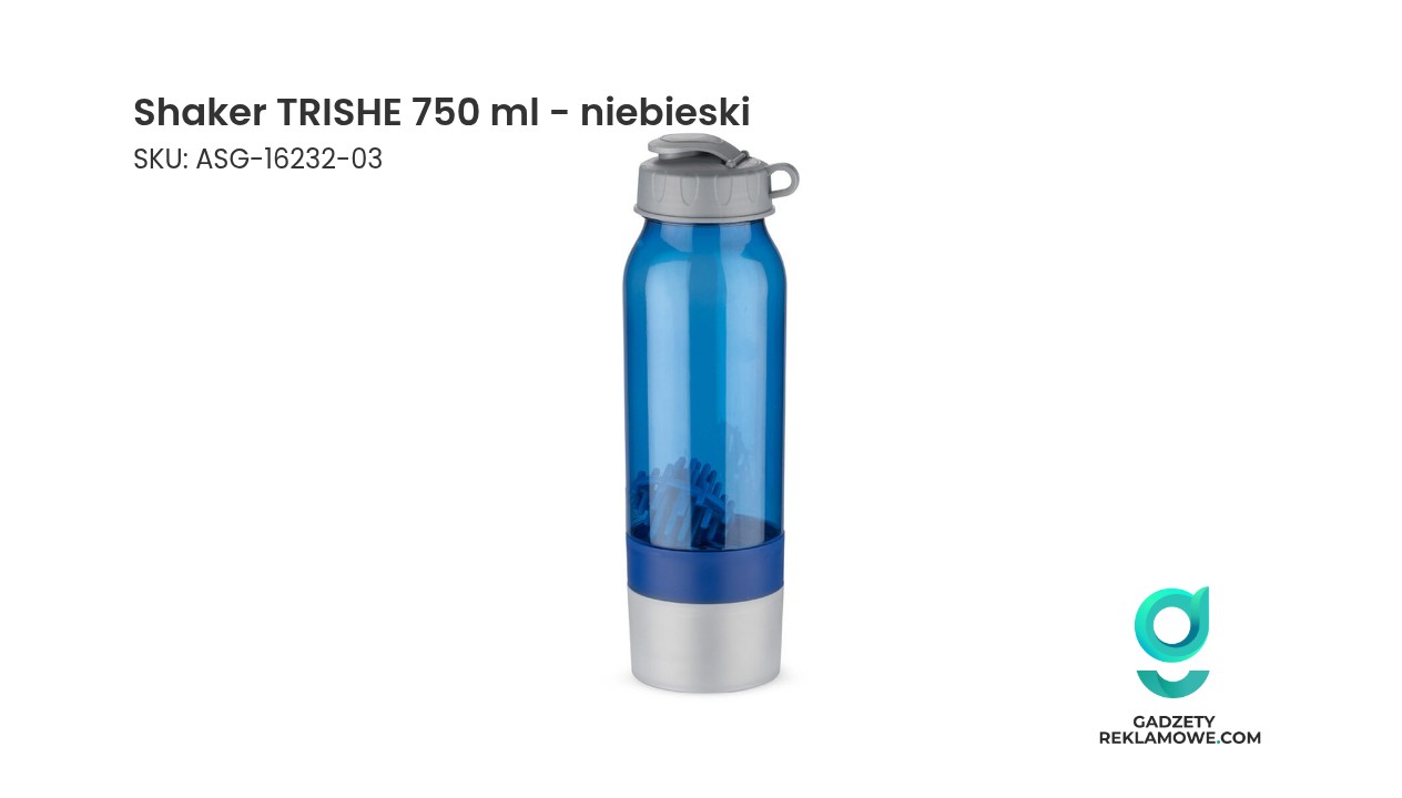 Shaker TRISHE 750 ml kolor niebieski