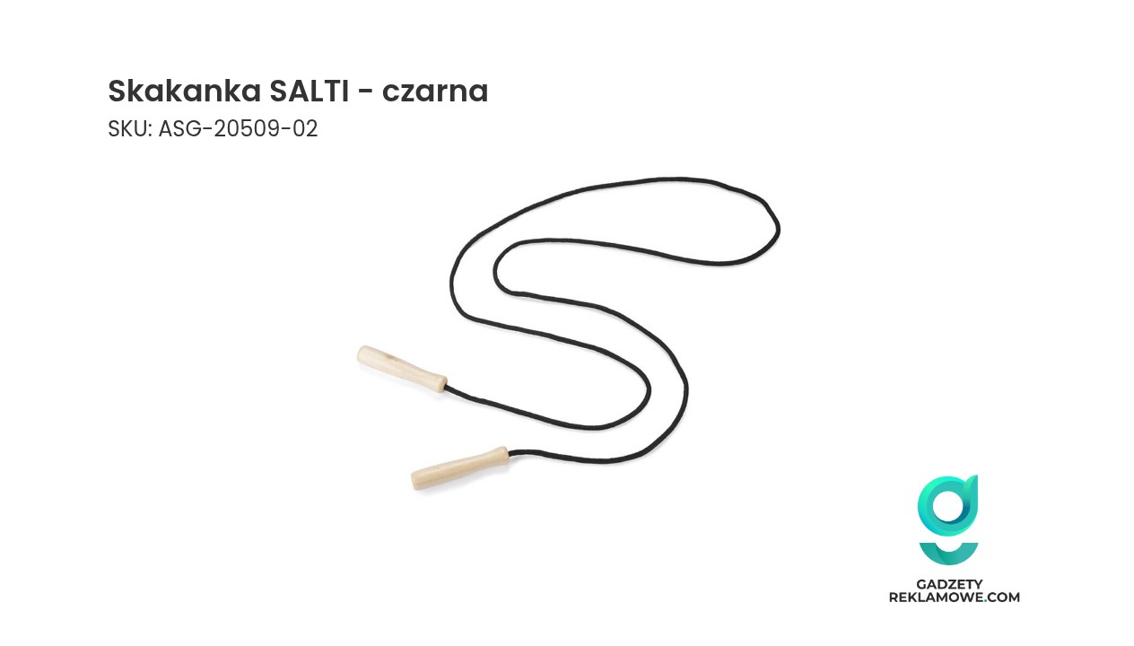 Skakanka SALTI czarna
