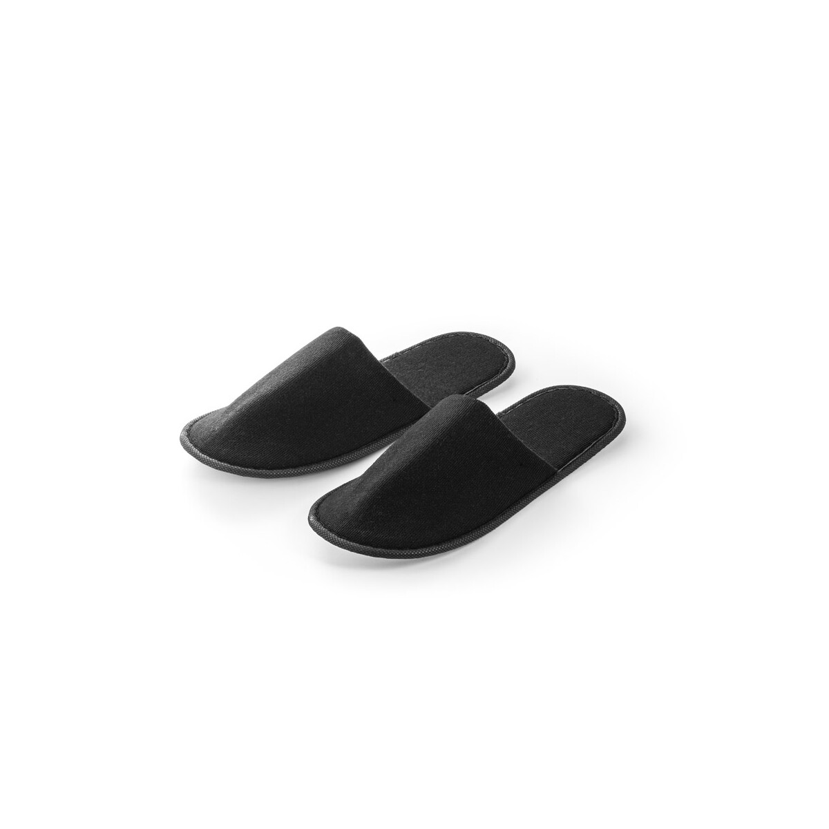 DANES. Kapcie do sypialni unisex z poliestru - Czarne 95069_103