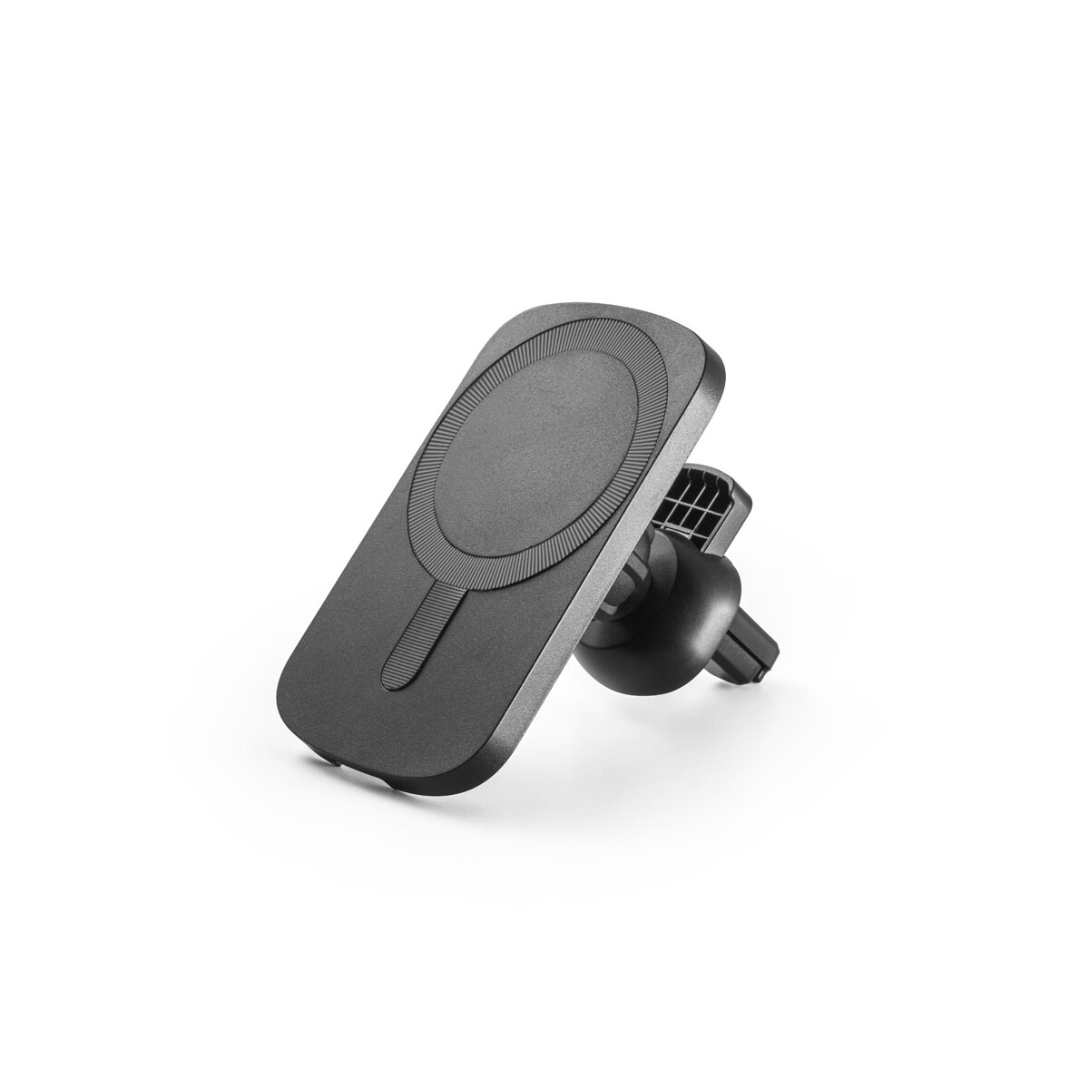 KOCH. Samochodowy uchwyt na smartfon z bezprzewodową ładowarką magnetyczną 15W ze ABS pochodzącego z recyklingu (100% rABS) - Czarny 97168_103