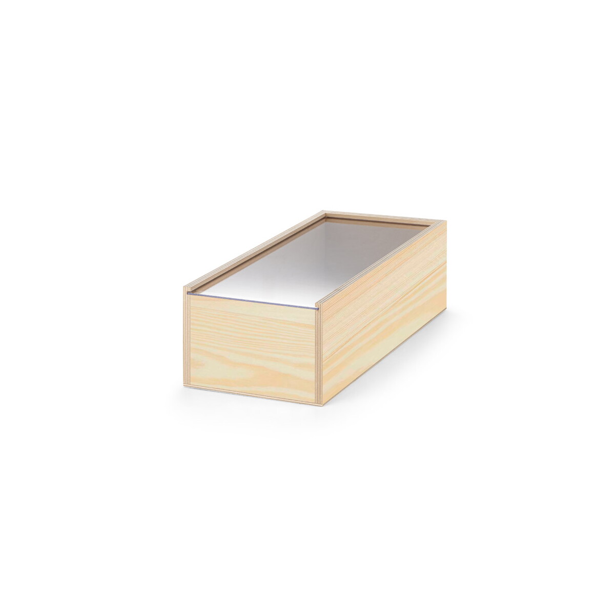 BOXIE CLEAR M. Drewniane pudełko M - Ciemne naturalne 94944_170