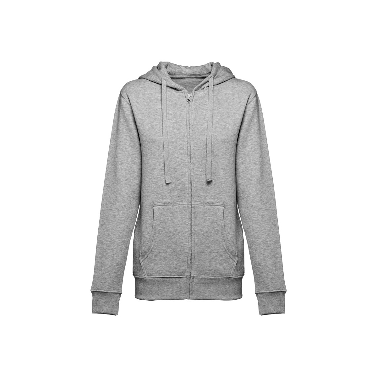 THC AMSTERDAM WOMEN. Bluza damska z bawełny i poliestru - Jasnoszary melanż 30162_183