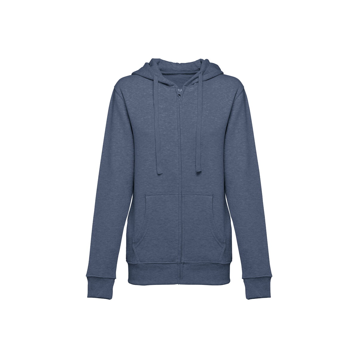 THC AMSTERDAM WOMEN. Bluza damska z bawełny i poliestru - Niebieska melanż 30162_194