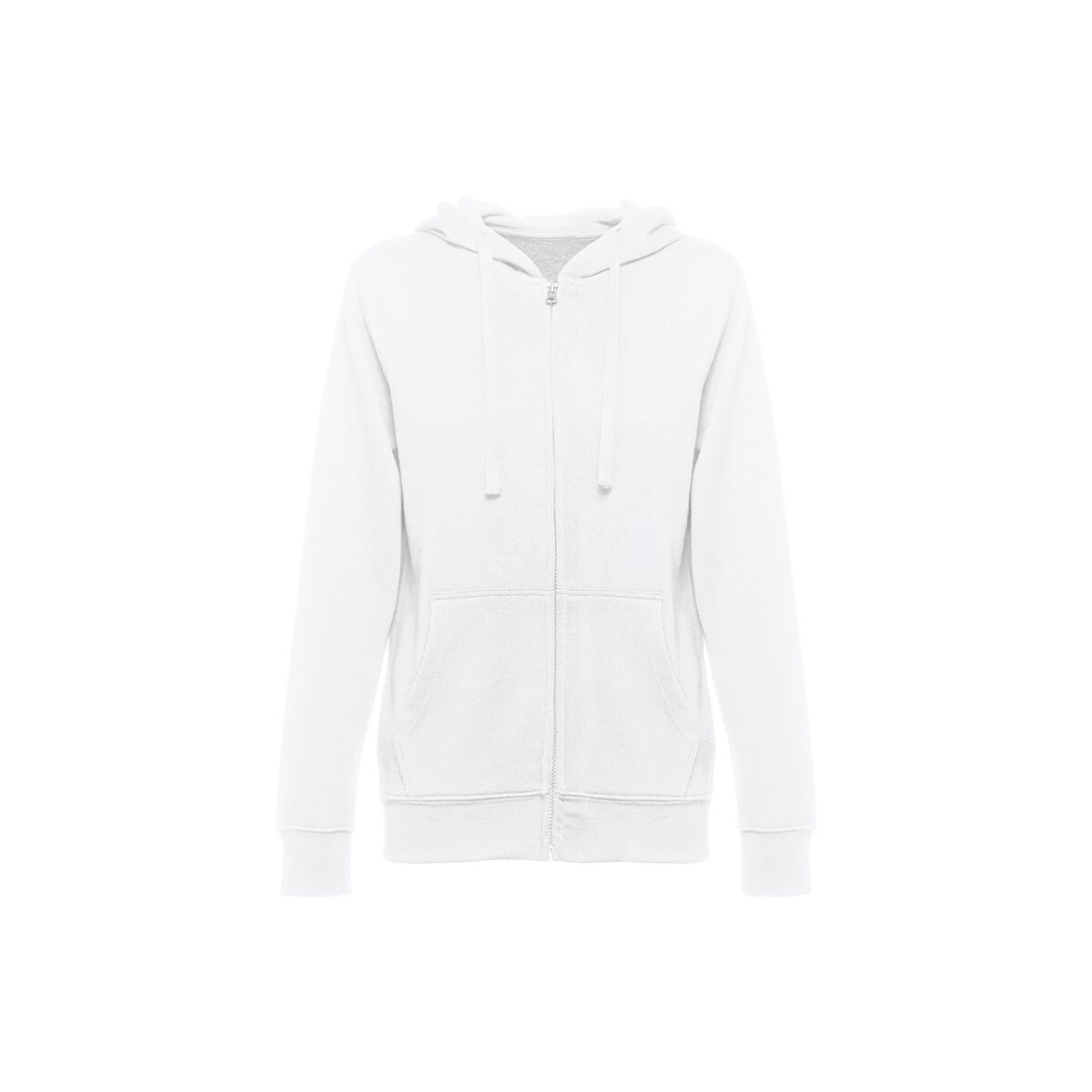 THC AMSTERDAM WOMEN WH. Bluza damska z kapturem i pełnym zamkiem - Biała 30257_106