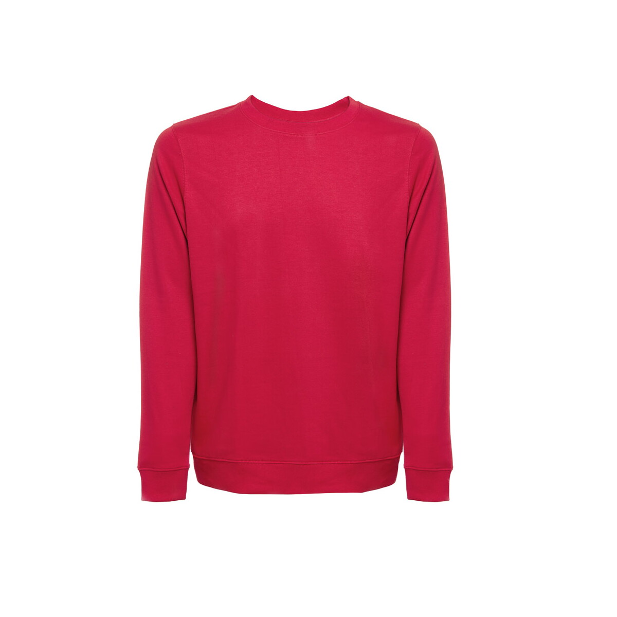 THC COLOMBO. Bluza (unisex) z włoskiego materiału frotte bez zapięcia - Czerwona 30266_105
