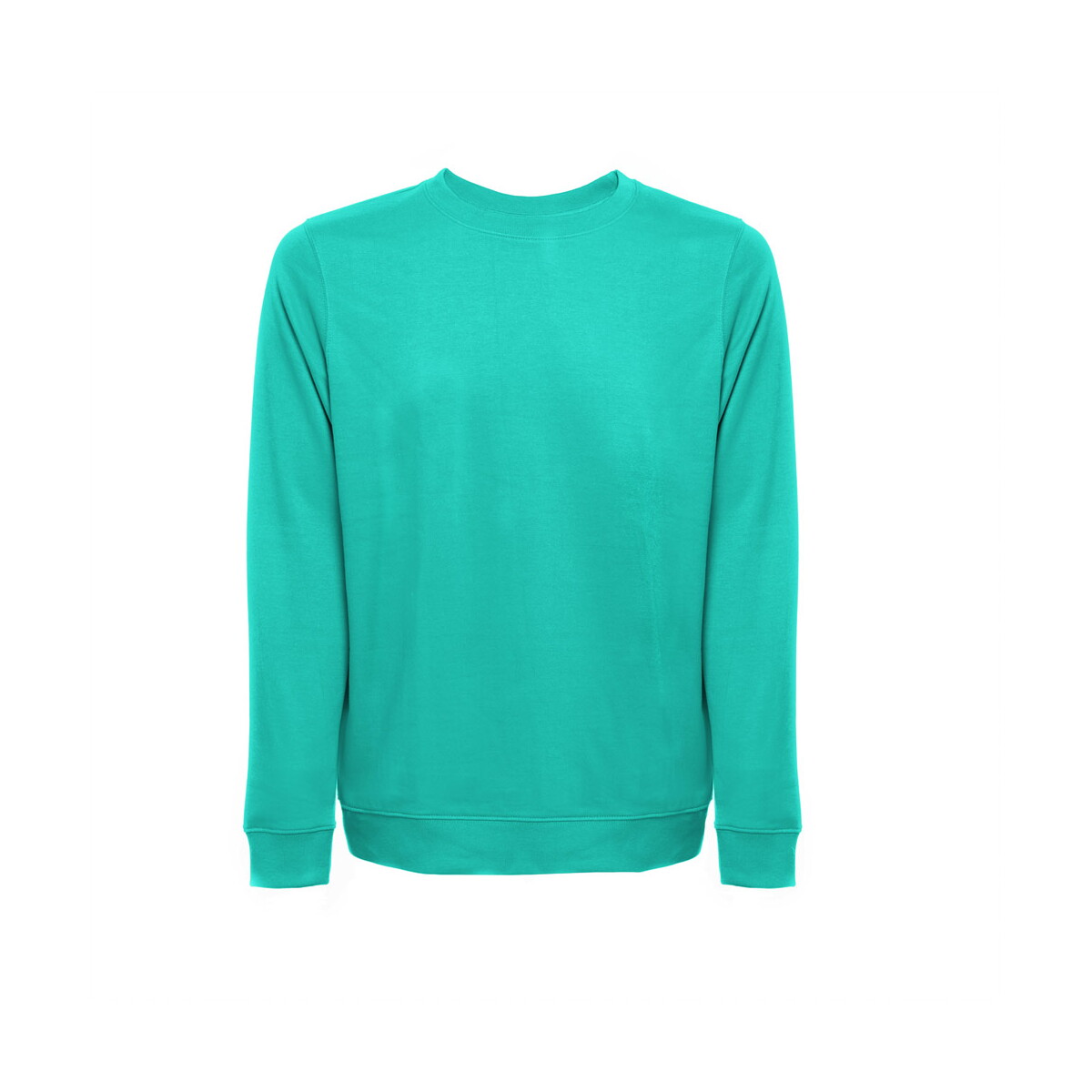 THC COLOMBO. Bluza (unisex) z włoskiego materiału frotte bez zapięcia - Turkusowa zieleń 30266_169