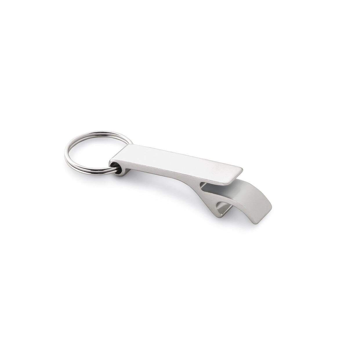 BAITT. Aluminiowy brelok do kluczy z otwieraczem do kapsułek - Satynowy srebrny 93151_127