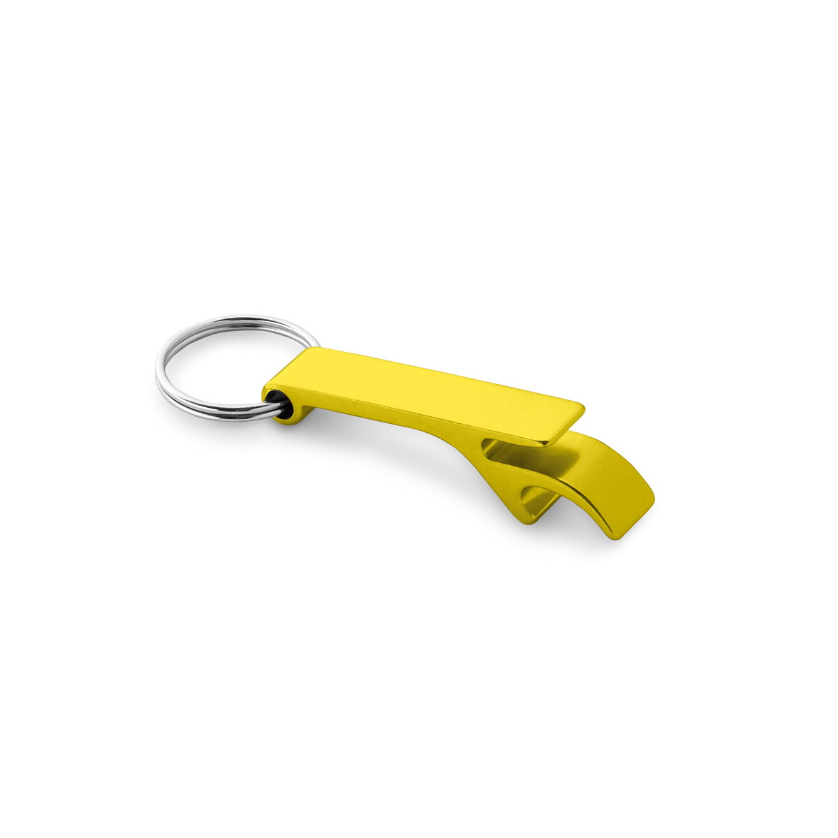 BAITT. Aluminiowy brelok do kluczy z otwieraczem do kapsułek - Żółty 93151_108