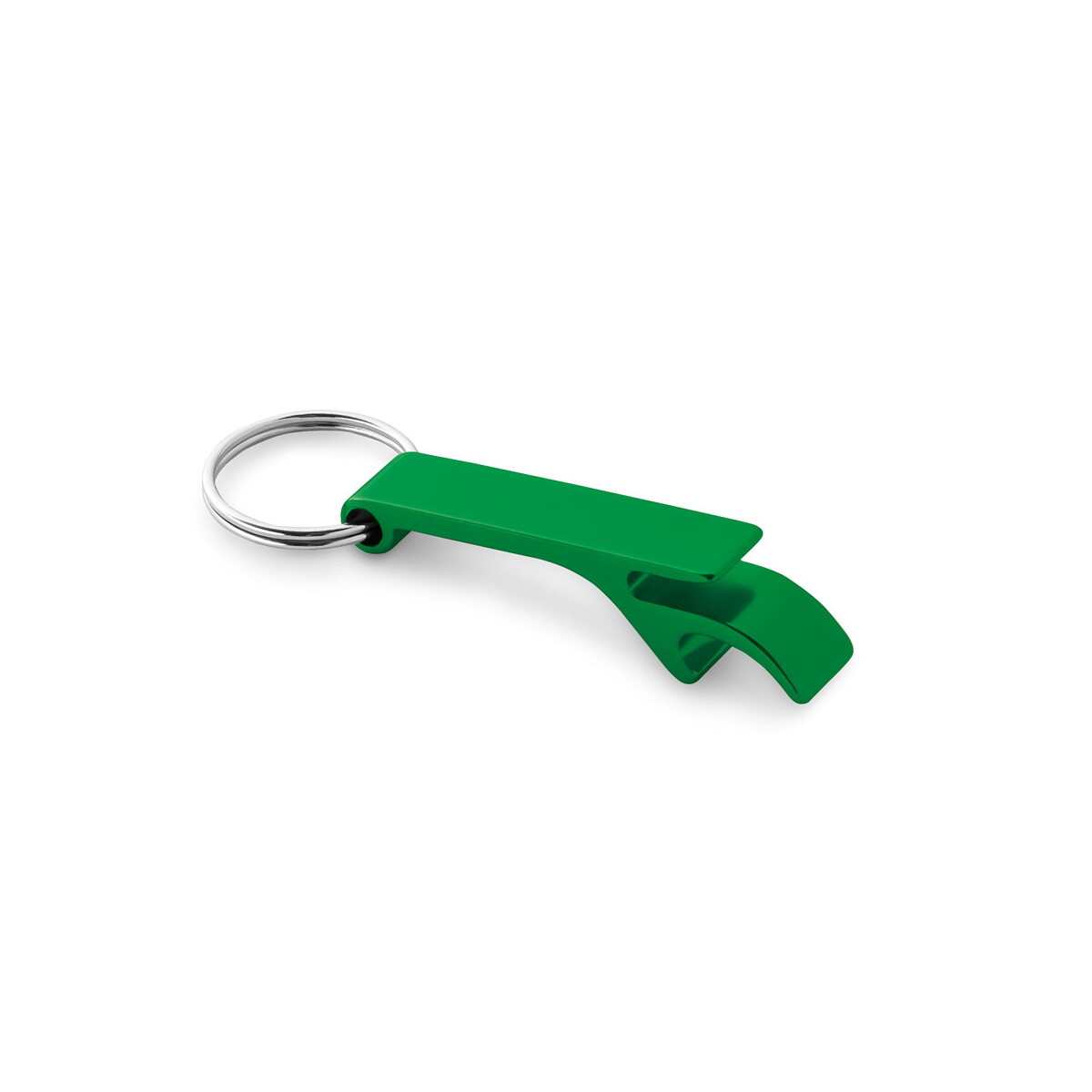 RE-BAITT. Brelok z aluminiowym (100% rAL) otwieraczem do kapsułek - zielony 95090_109