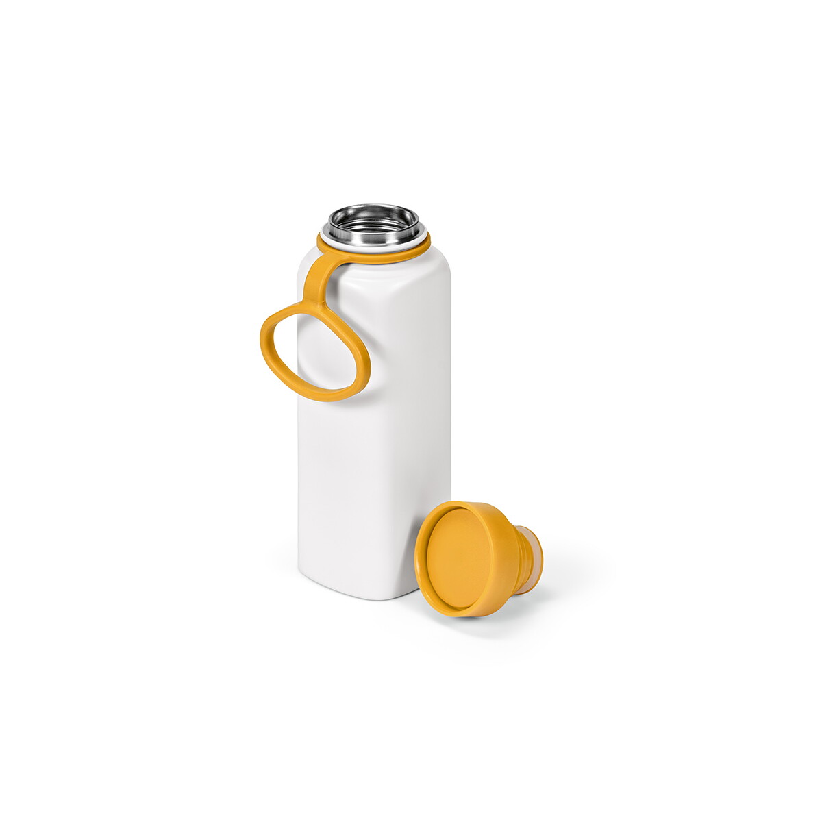 Butelka Ural z recyklingu stali nierdzewnej 820 ml - Ciemnożółta ABT030_118