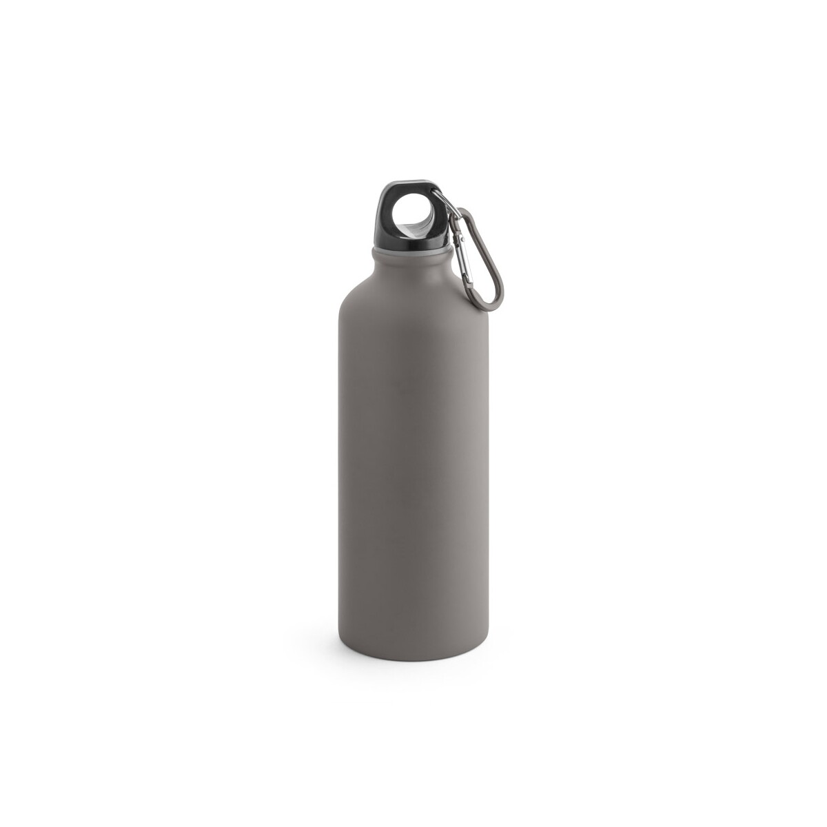 COLLINA. Aluminiowa butelka z karabińczykiem 540 ml - Ciemna szara 94246_133
