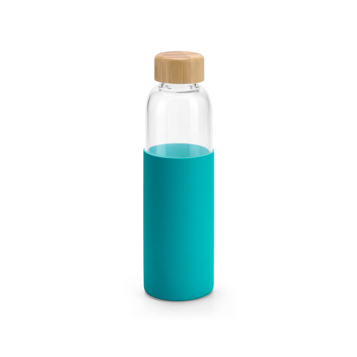 DAKAR. Bamboo and borosilicate glass bottle 600 mL - Błękitna 94699_124