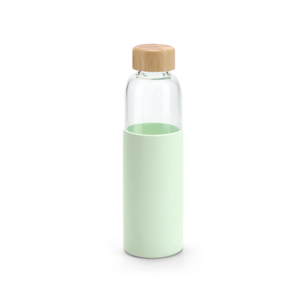 DAKAR. Bamboo and borosilicate glass bottle 600 mL - Jasno zielona 94699_119