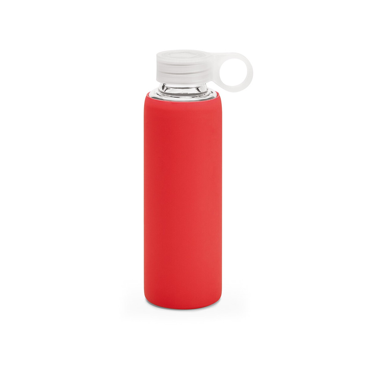 DHABI. Butelka sportowa ze szkła borokrzemowego 380 ml - Czerwona 94668_105
