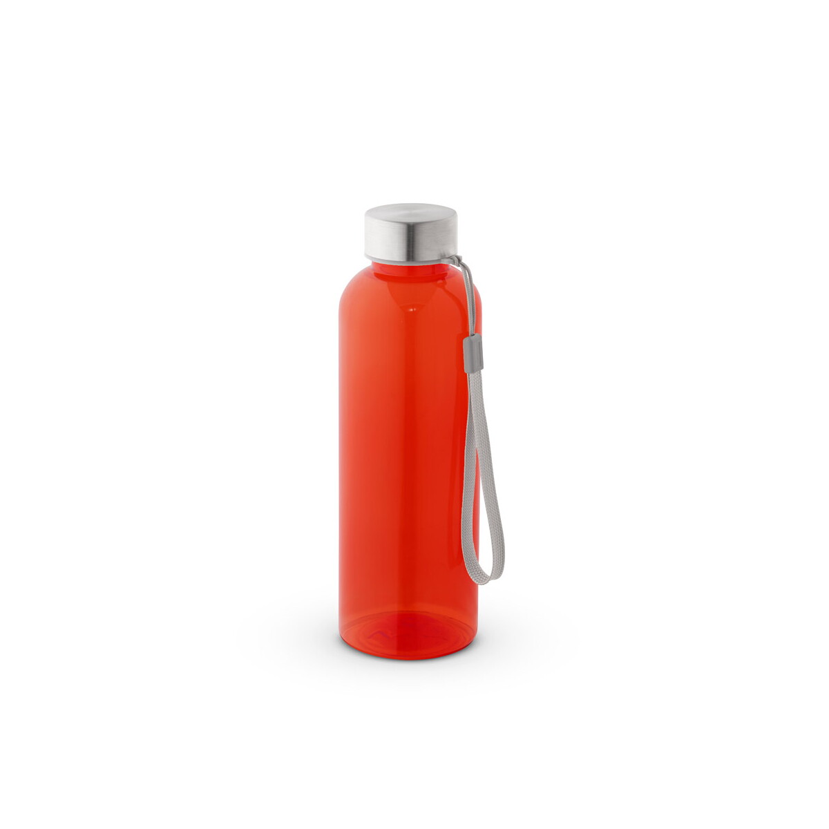 ENDERS M. Butelka PET z recyklingu (100% rPET) z błyszczącym, półprzezroczystym wykończeniem 600 ml - Czerwona 54326_105