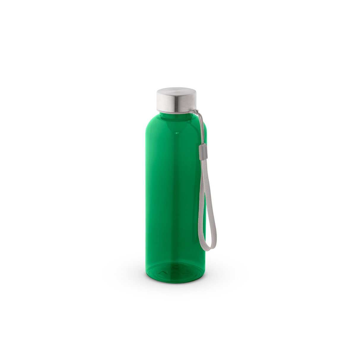 ENDERS M. Butelka PET z recyklingu (100% rPET) z błyszczącym, półprzezroczystym wykończeniem 600 ml - Zielona 54326_109
