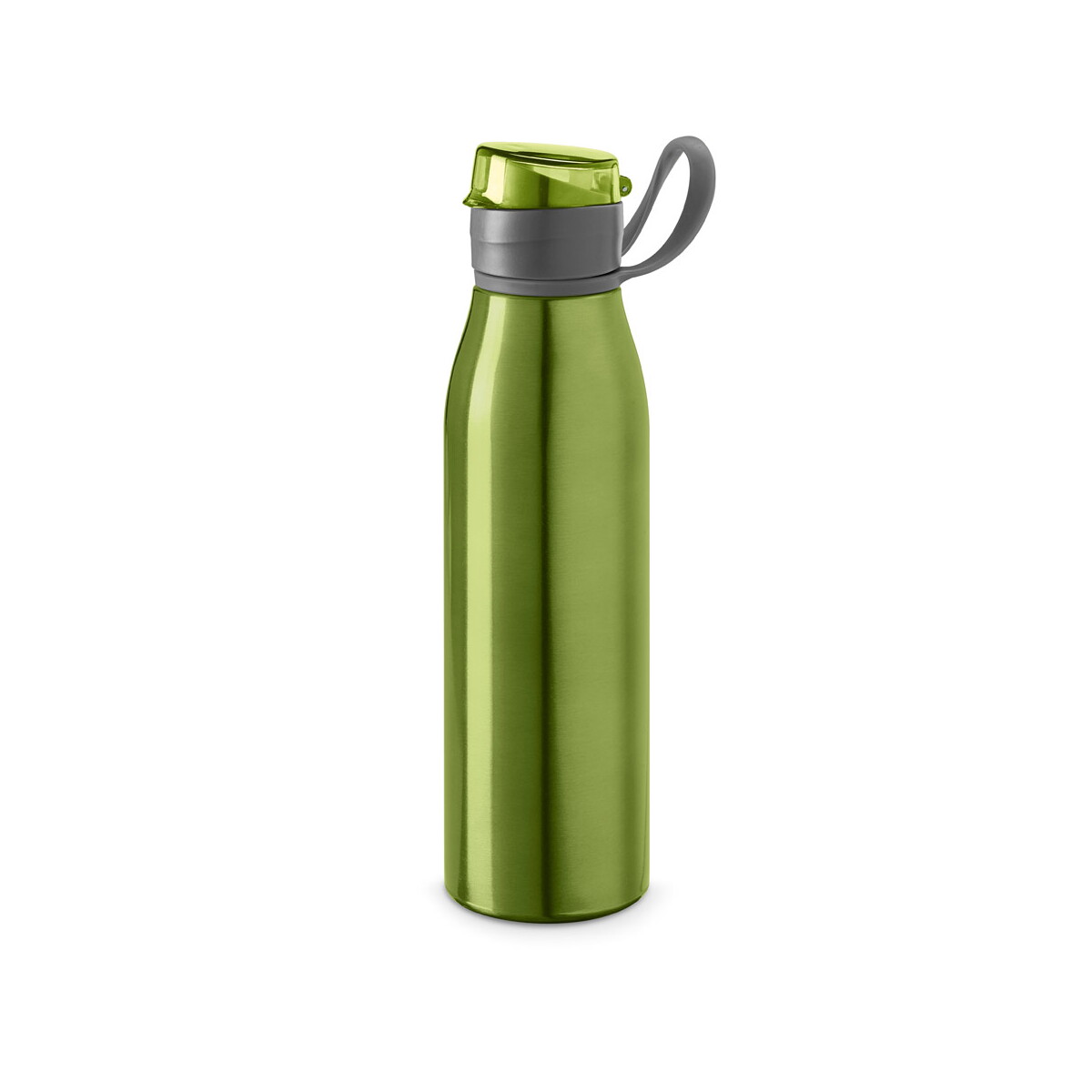 KORVER. Butelka sportowa z aluminium 650 ml - Jasno zielona 94631_119