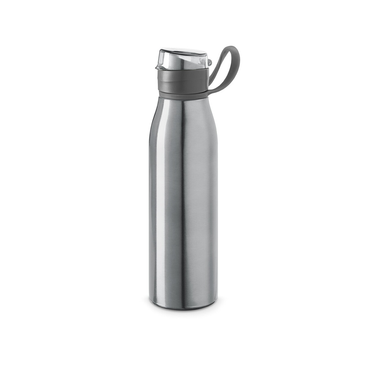 KORVER. Butelka sportowa z aluminium 650 ml - Satynowy srebrna 94631_127