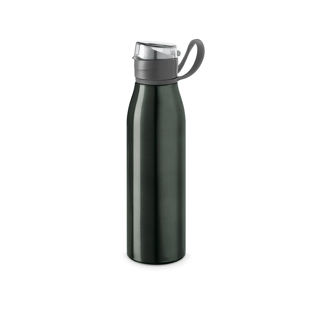 KORVER. Butelka sportowa z aluminium 650 ml - Stalowa 94631_147