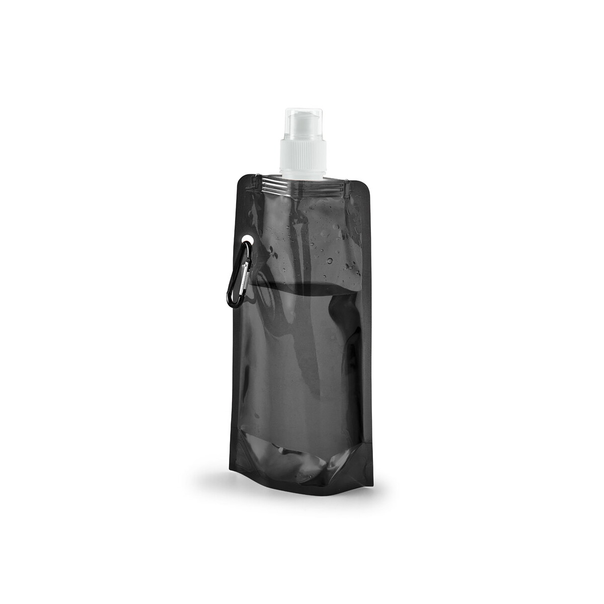 KWILL. Składana butelka PE 460 ml - Czarna 94612_103
