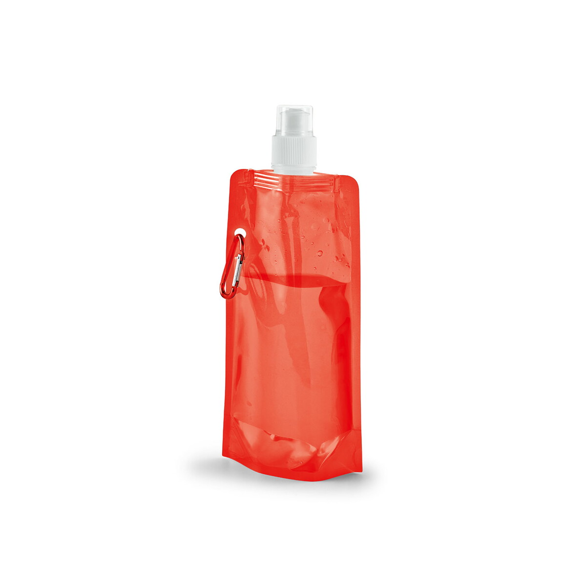 KWILL. Składana butelka PE 460 ml - Czerwona 94612_105