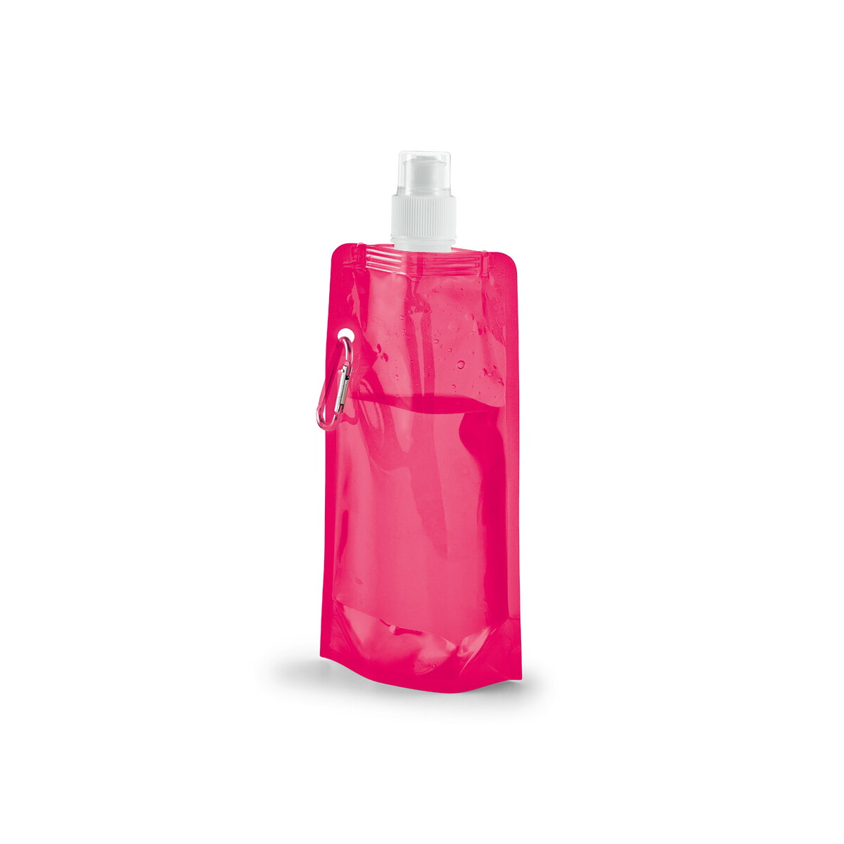 KWILL. Składana butelka PE 460 ml - Różowa 94612_102