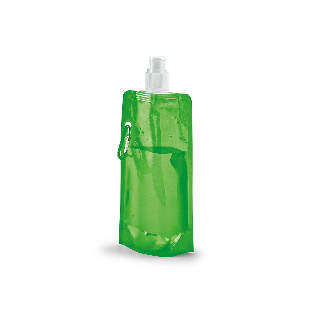 KWILL. Składana butelka PE 460 ml - Zielona 94612_109
