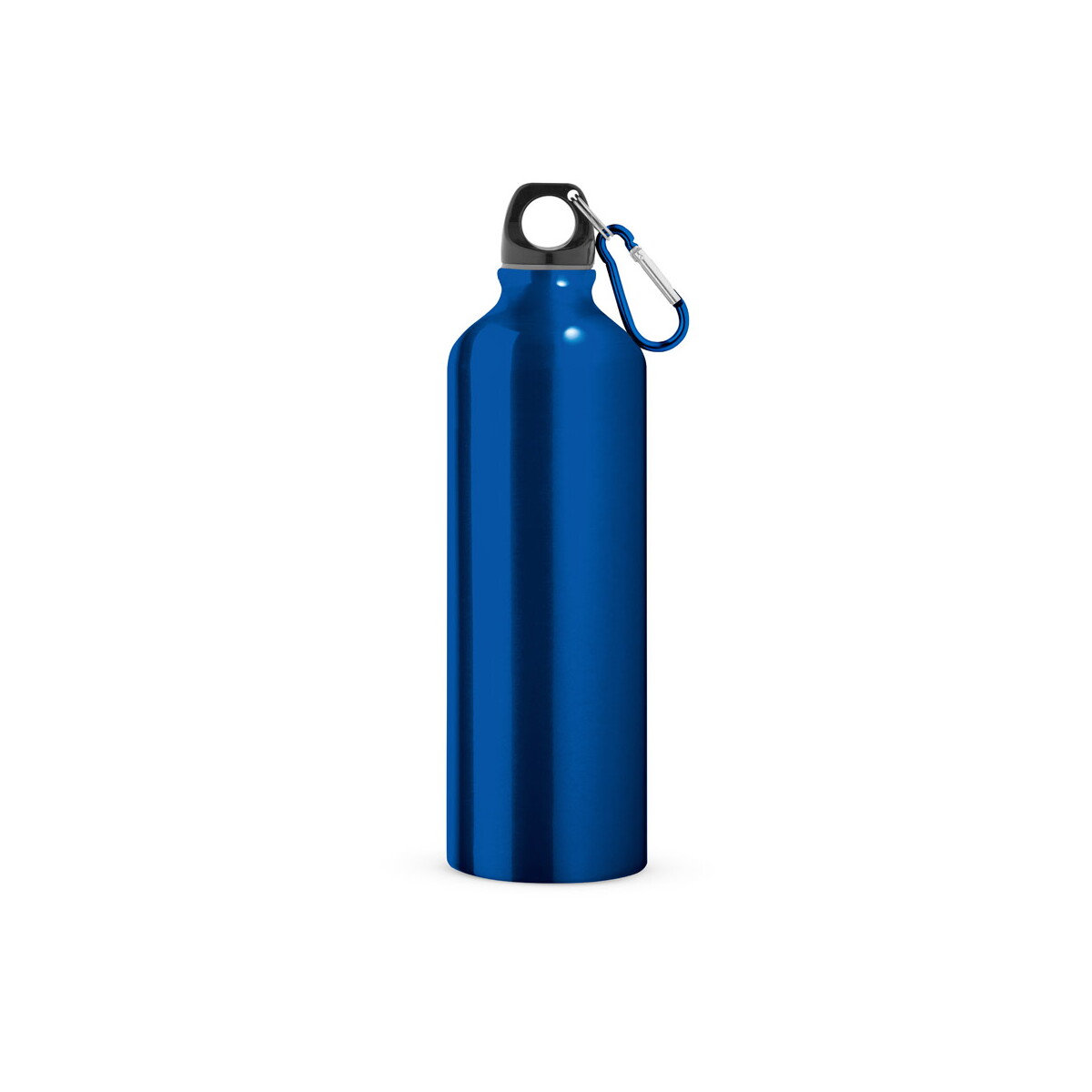 LANDSCAPE L. Aluminiowa butelka sportowa z karabińczykiem 800 ml - Szafirowa 94688_114