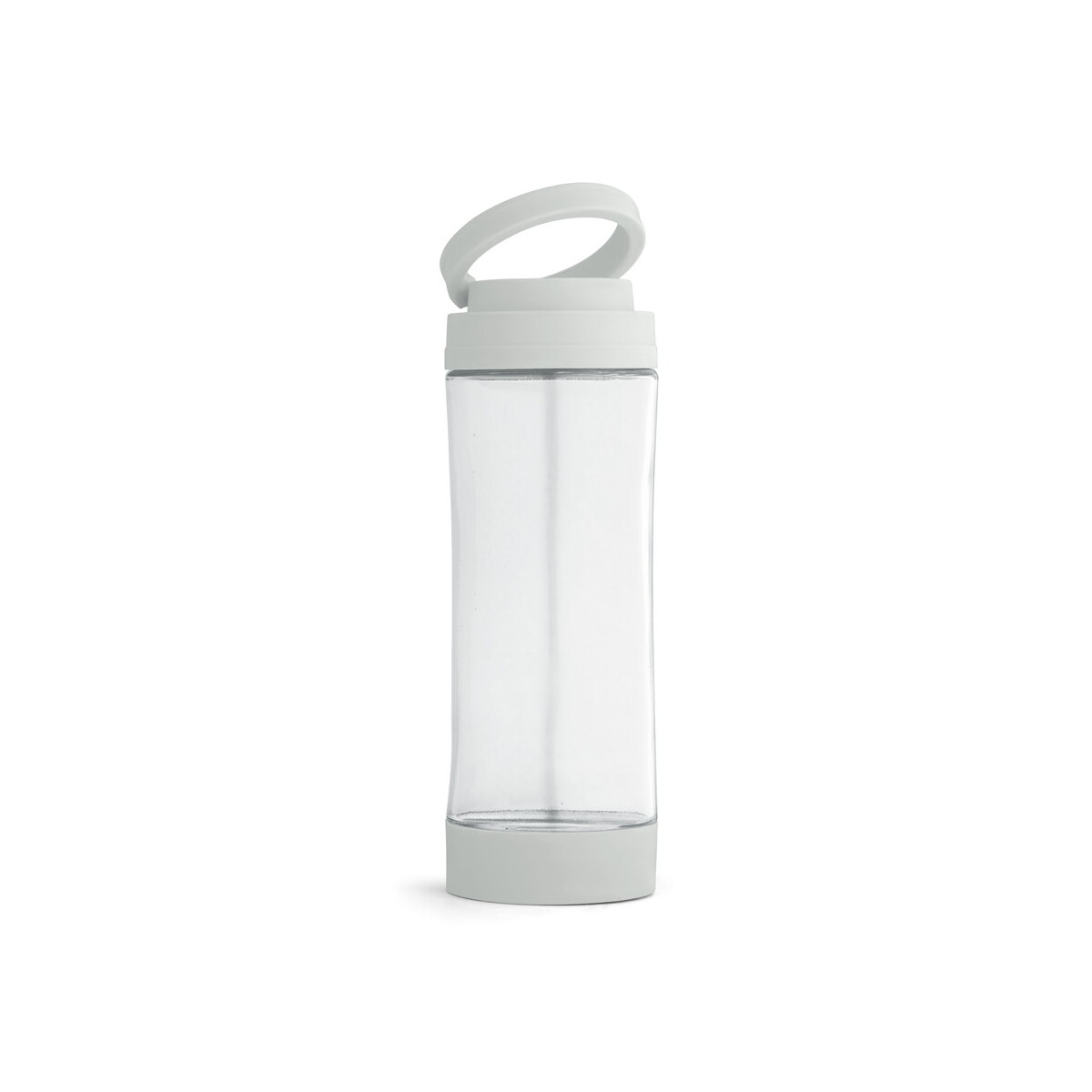 QUINTANA. Szklana butelka sportowa z zakrętką PP 390 ml - Jasno szara 94783_123