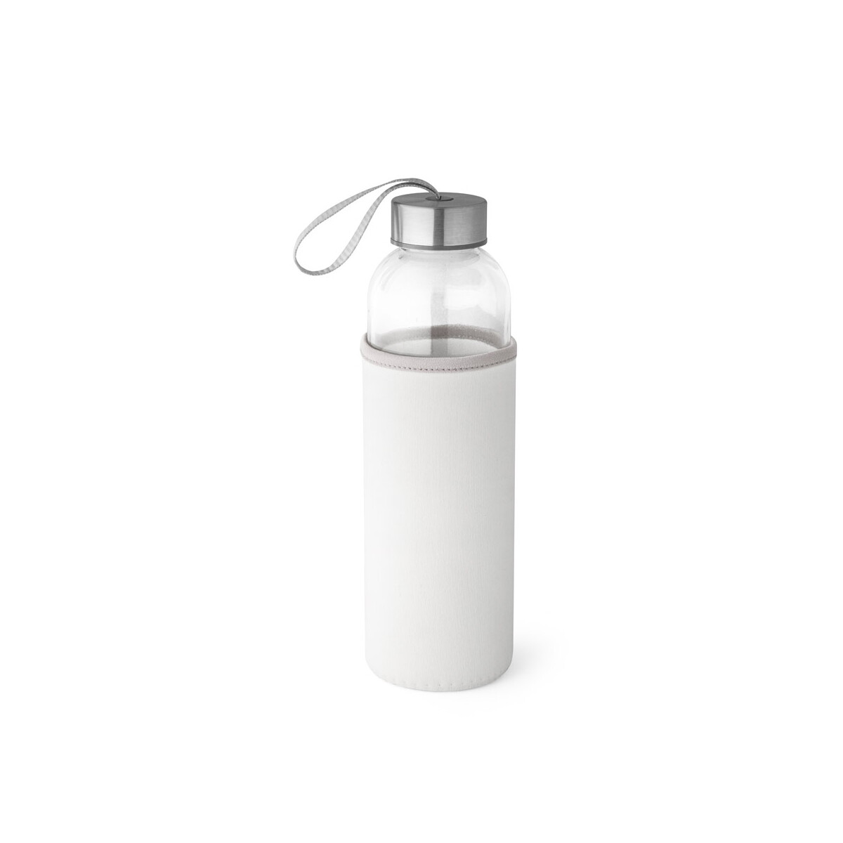RAISE. Butelka sportowa ze szkła i stali nierdzewnej 520 ml - Biała 94646_106