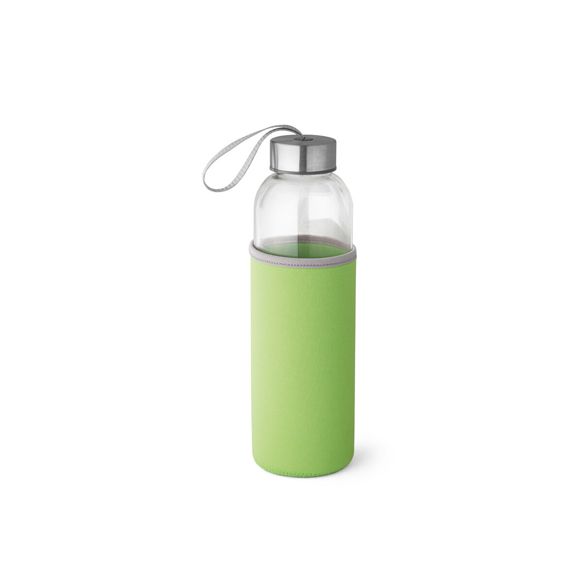 RAISE. Butelka sportowa ze szkła i stali nierdzewnej 520 ml - Jasno zielona 94646_119