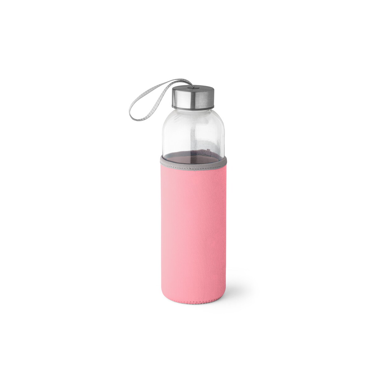 RAISE. Butelka sportowa ze szkła i stali nierdzewnej 520 ml - Jasnoróżowa 94646_112
