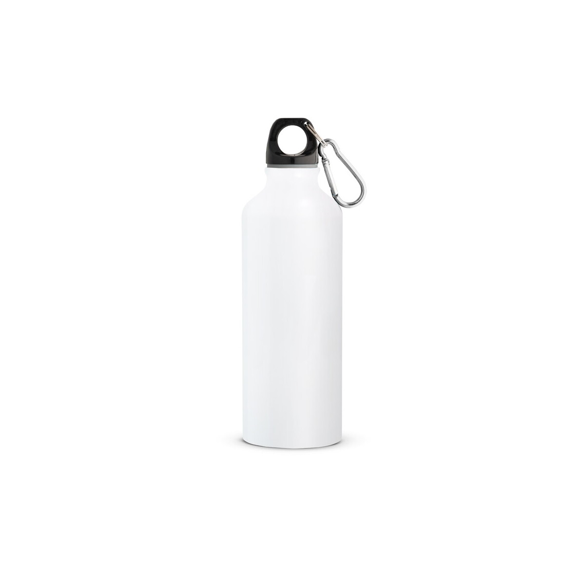 RE-LANDSCAPE M. Butelka aluminiowa z recyklingu z karabińczykiem 530 ml - Biała 54623_106