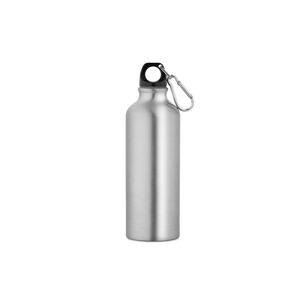 RE-LANDSCAPE M. Butelka aluminiowa z recyklingu z karabińczykiem 530 ml - Satynowa srebrna 54623_127