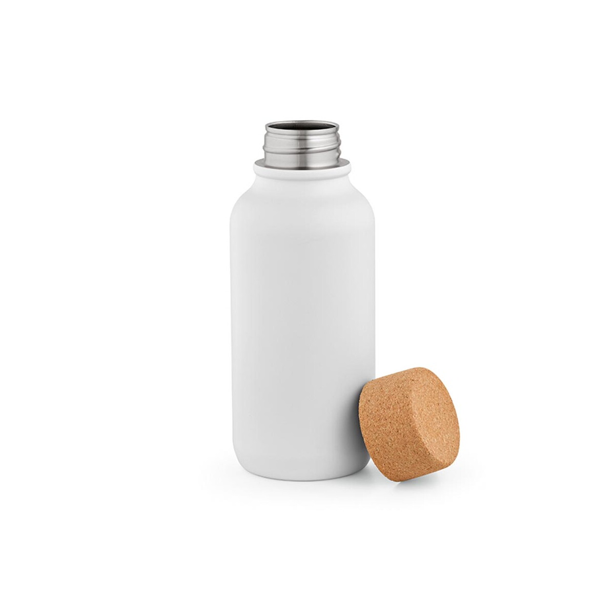 Volga Butelka ze stali nierdzewnej z recyklingu 530 ml - Biała ABT034_106