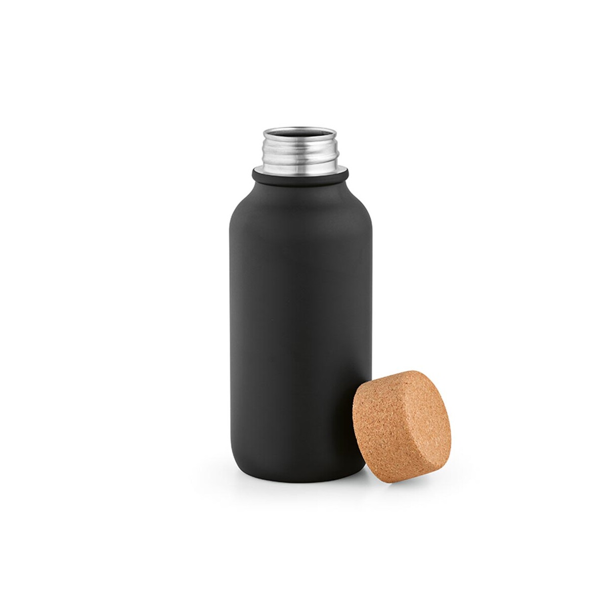Volga Butelka ze stali nierdzewnej z recyklingu 530 ml - Czarna ABT034_103