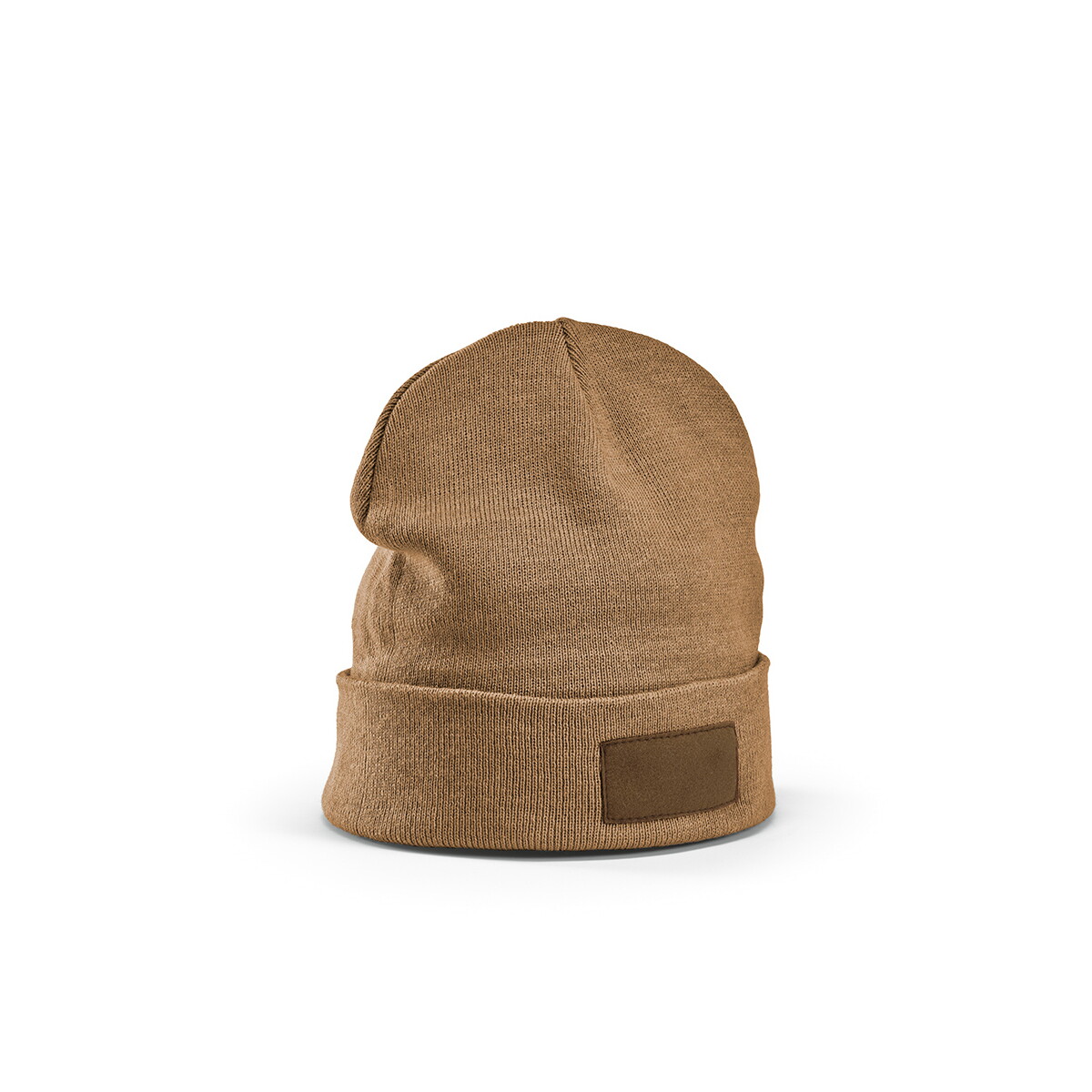 Tupac Beanie bawelna z recyklingu - Camelowy ABN001_191