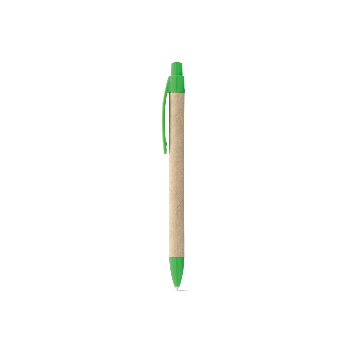 REMI. Długopis z papieru kraft z klipsem - zielony 91628_109