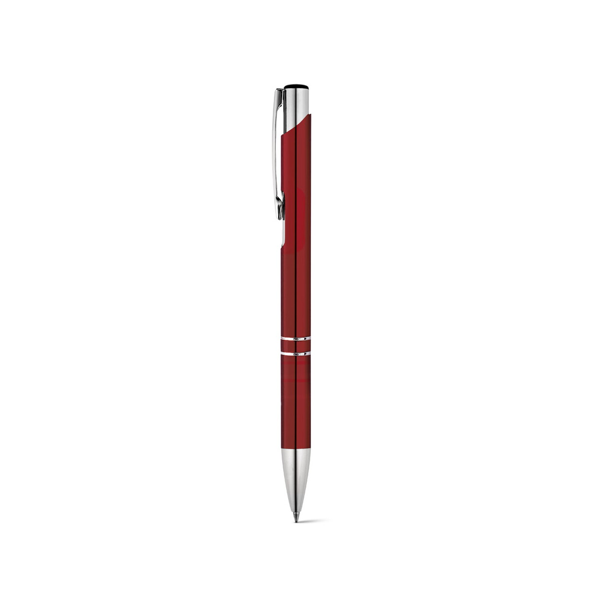 BETA BK. Aluminiowy długopis z klipsem - Burgundowy 81165_115