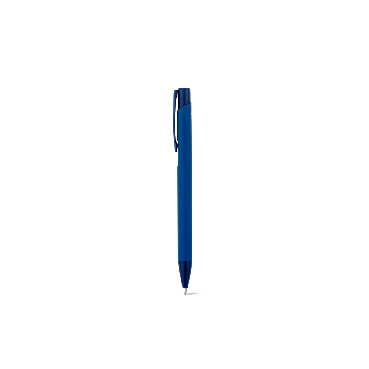 CLINT. Pióro kulkowe z recyklingowanego aluminium (100% rAL) z gumowym wykończeniem - Granatowe 91944_104