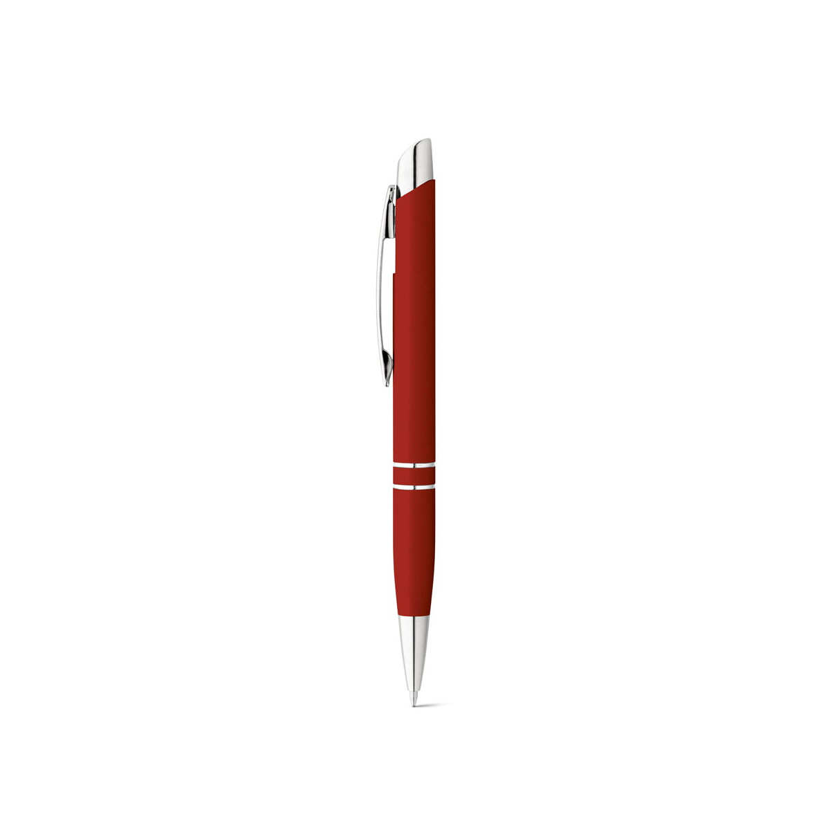 MARIETA SOFT. Aluminiowy długopis z klipsem - Burgundowy 81189_115