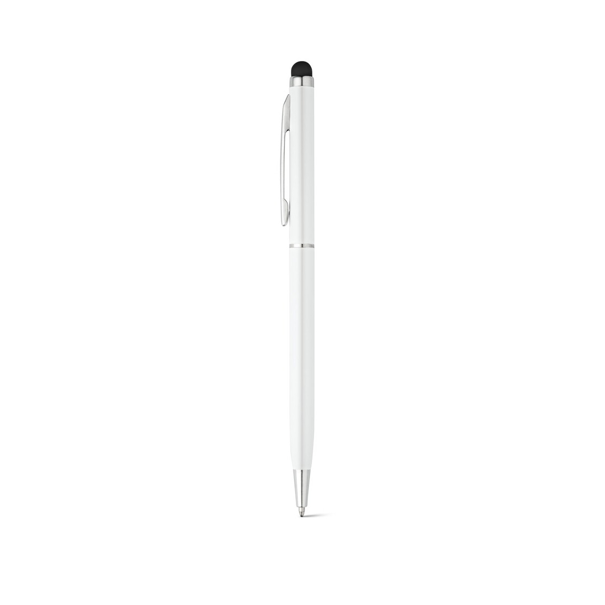 ZOE BK. Długopis z końcówką dotykową, aluminium - Biały 81158_106
