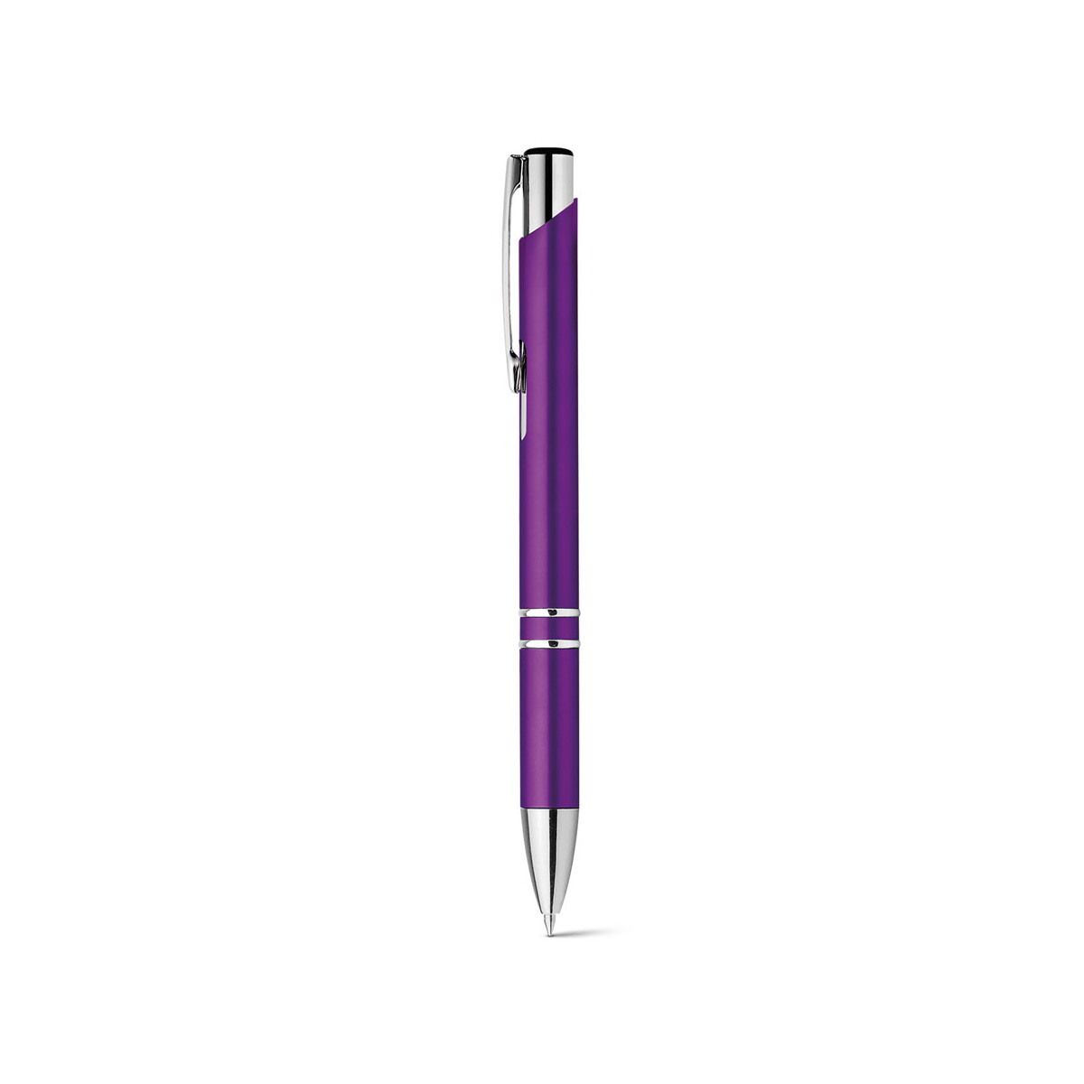 BETA PLASTIC. Długopis wykonany z ABS z metalowym klipem - purpurowy 81182_132