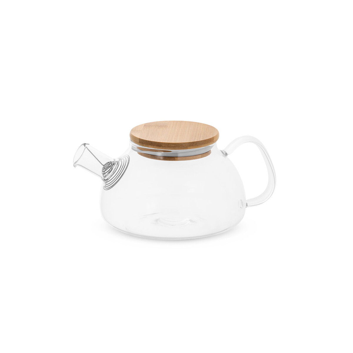 SNEAD. Czajnik ze szkła borokrzemianowego bambusową pokrywką 750 ml - Naturalny 94238_160