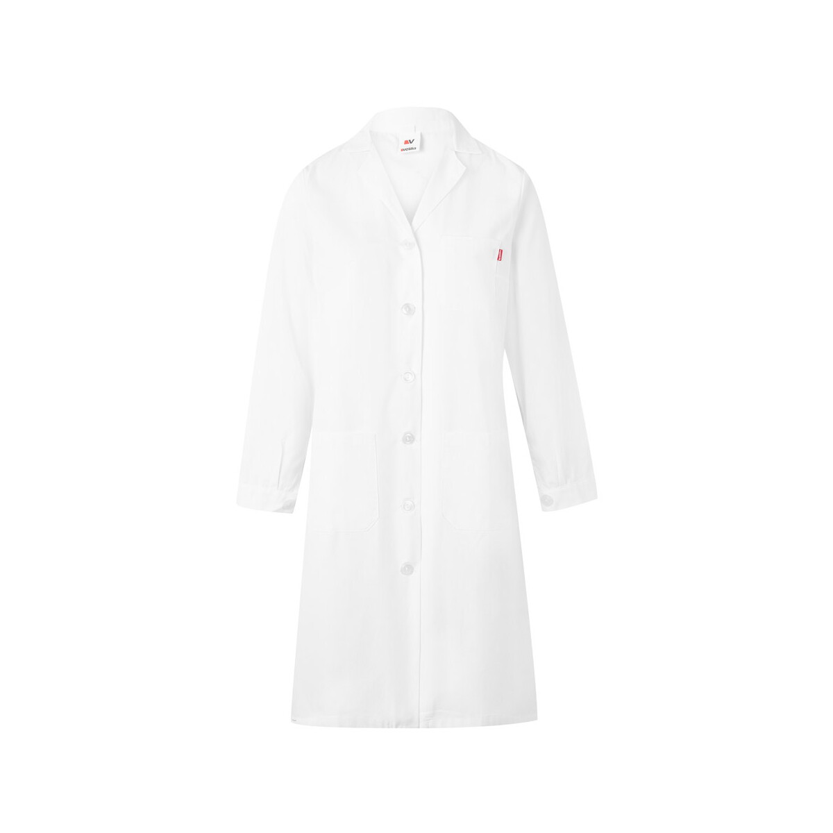 VL RAMA. Bluza z długim rękawem (175 g/m²), z bawełny o splocie diagonalnym - Biała 36135_106