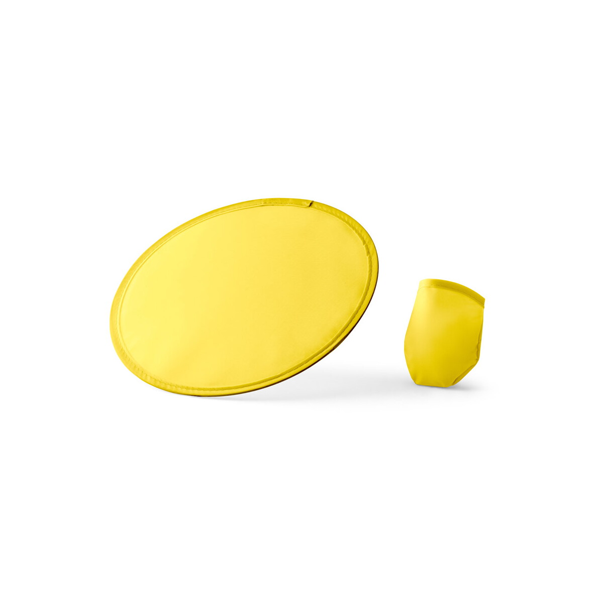 JURUA. Składane frisbee wykonane z materiału 190T - Żółte 98458_108
