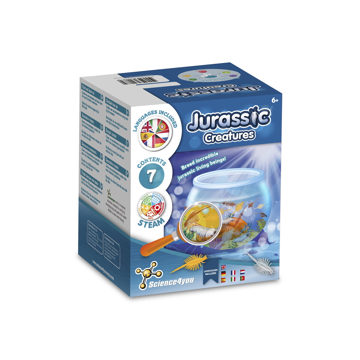 Jurassic Pets Kit II. Gra edukacyjna dostarczana z papierową torebką prezentową (115 g/m²), wykonany z materiałów z certyfikatem FSC™ i innych kontrolowanych materiałów - Naturalna 35829_160