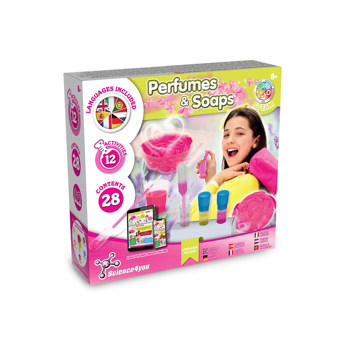 Perfume & Soap Factory Kit III. Gra edukacyjna dostarczana z papierową torebką prezentową (115 g/m²) - Naturalną 35844_160