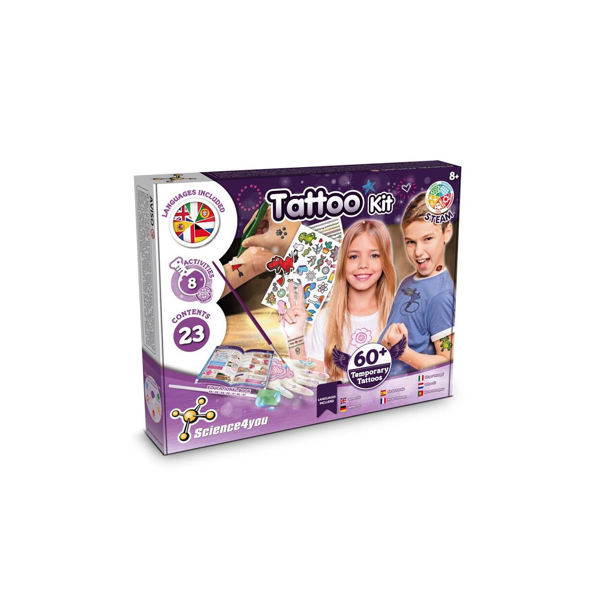 Tattoo Factory Kit I. Gra edukacyjna dla dzieci - Mix 35834_100